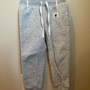 Toddler Gray Relaxed-Fit Sweatpants with Elastic Cuffs